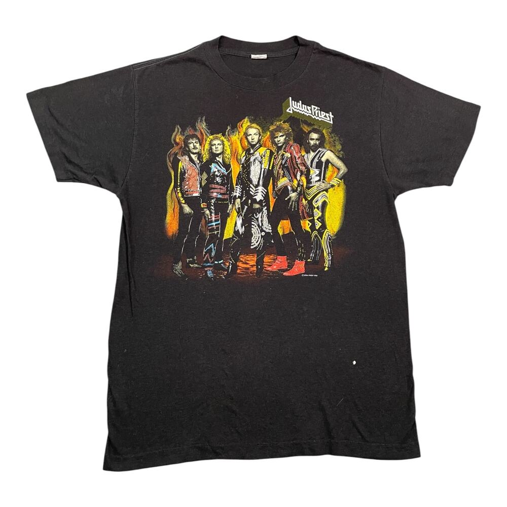 Vintage 1980s Judas Priest Fuel For Life Tour Band T-Shirt